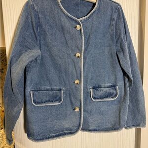 Vintage Denim Blue Women's Jacket